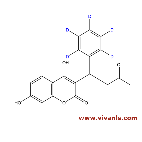 Stable Isotope Labeled Compounds-7-Hydroxy warfarin-d5-1663651387.png